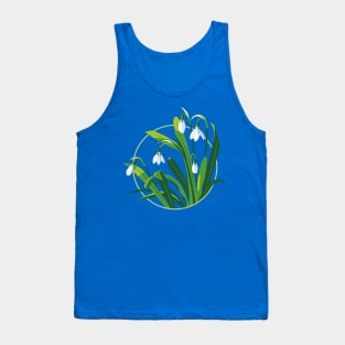 Snowdrop Flowers Tank Top